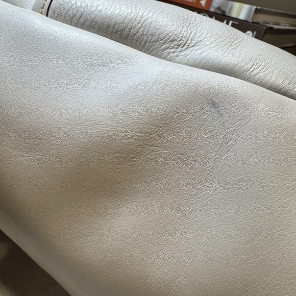 Dooney & Bourke Florentine Vacchetta Small Pocket Satchel Gray Italian Leather - Picture 11 of 16